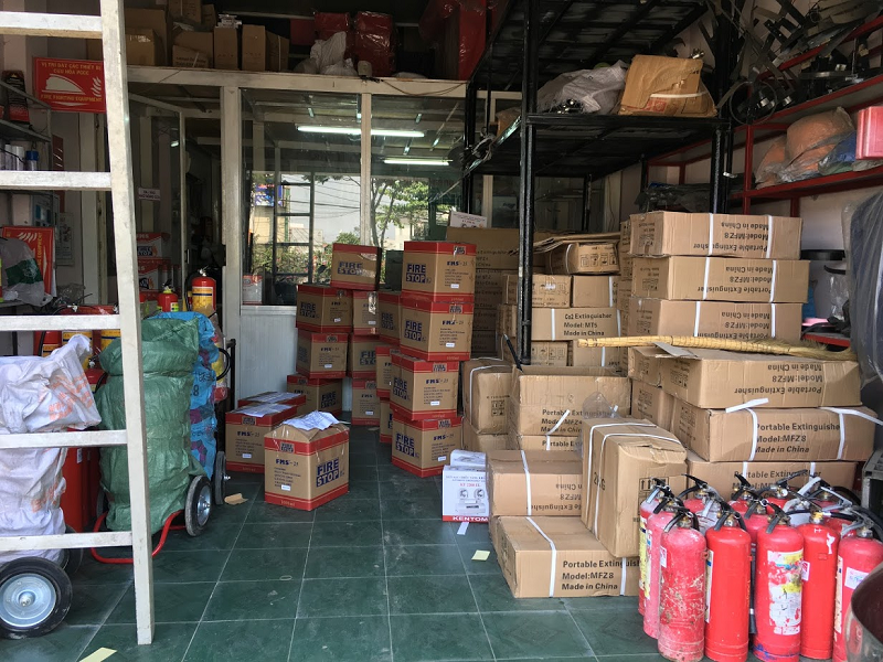 Số lượng bình chữa cháy kho hàng cần mua