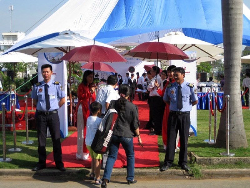 Long Hải cung cấp đầy đủ các hạng mục bảo vệ sự kiện