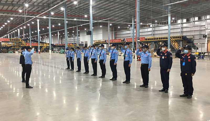 Đội ngũ nhân viên an ninh