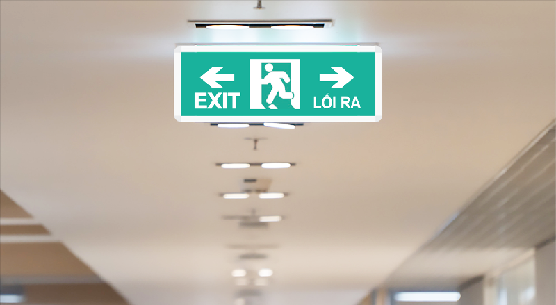 Chú ý đến cách lựa chọn đèn thoát hiểm hiệu quả